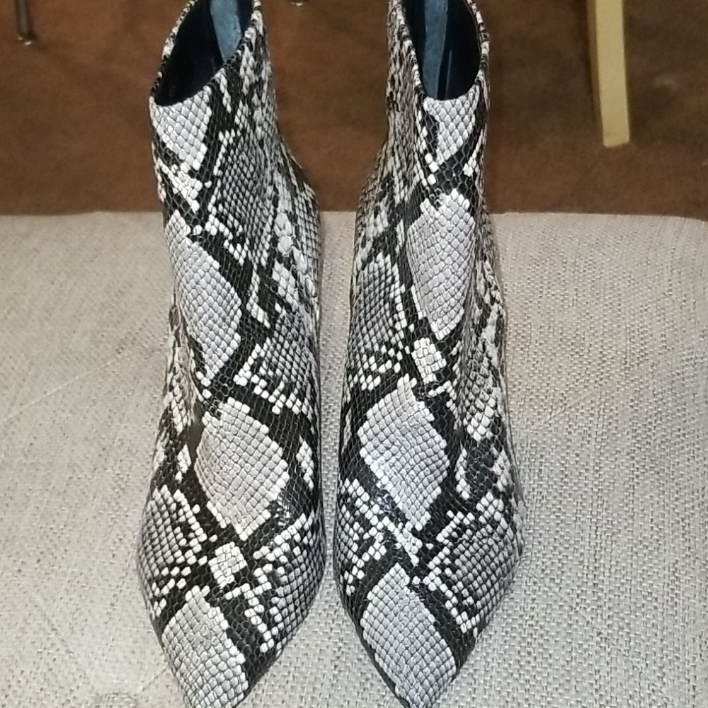 Katherine Kelly Snake Print Boot